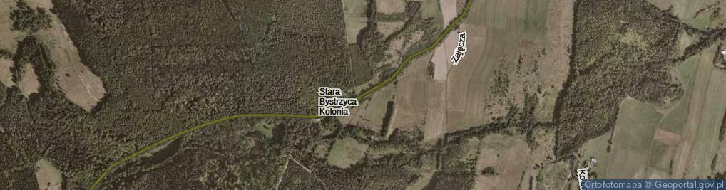 Zdjęcie satelitarne Leśna ul.